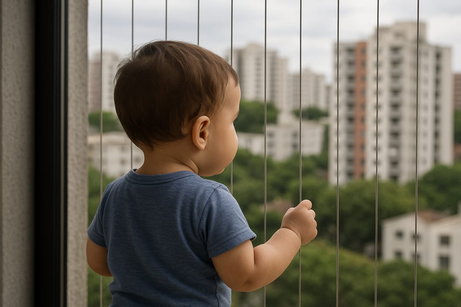 Children Safety Invisible Grills